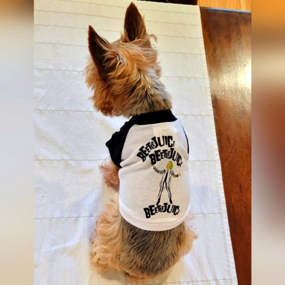 Beetlejuice Dog Shirt S